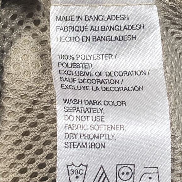 IZOD Shorts Men's Size 42 Classic Fit Khaki Flat Front Golf Tan Six Pockets - Picture 5 of 5